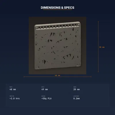 Giá treo cỏ cho thỏ (Rabbit Hay Feeder Rack) - File STL in 3D