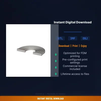Trang trí tường cầu vồng 3D, vòm nổi – STL in 3D cho phòng bé