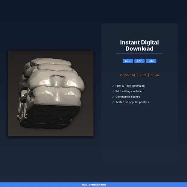 Hang Đá Xếp Tầng Trang Trí Hồ Cá, Nhiều Cửa Ra Vào – File STL In 3D - Image 2