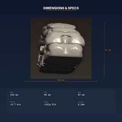 Hang Đá Xếp Tầng Trang Trí Hồ Cá, Nhiều Cửa Ra Vào – File STL In 3D