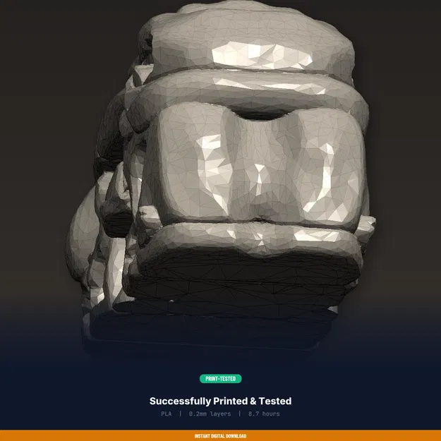 Hang Đá Xếp Tầng Trang Trí Hồ Cá, Nhiều Cửa Ra Vào – File STL In 3D - Image 8