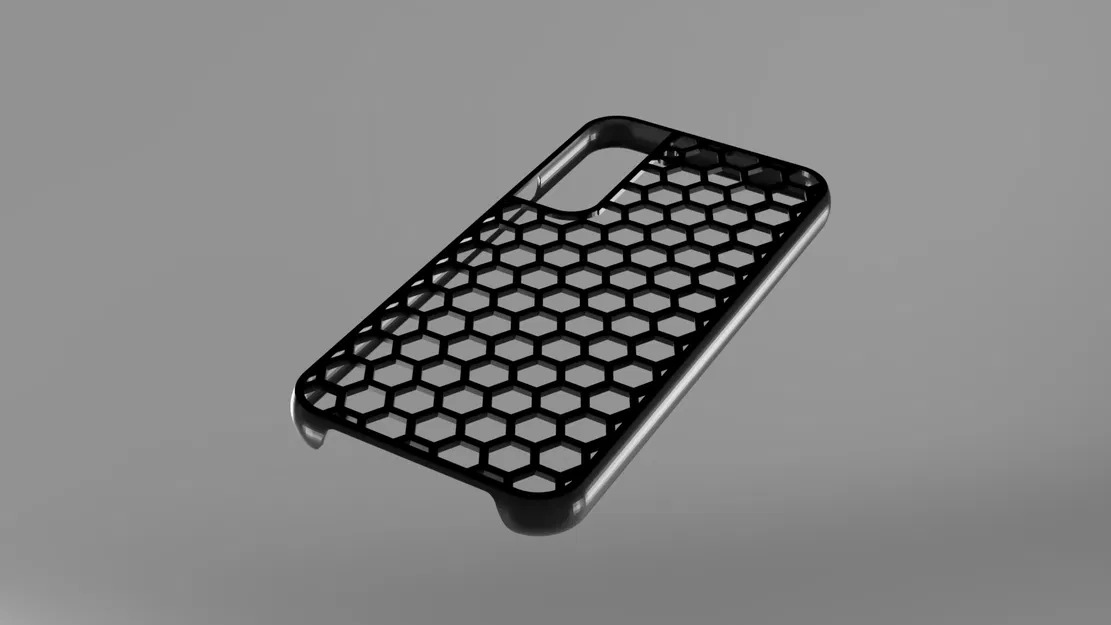 Ốp Samsung Galaxy S22 Honeycomb (lưới lục giác) dạng bumper - Image 1