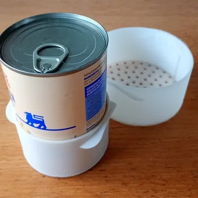 Hũ thoát nước (draining jars) để tráng đồ hộp (afgiet potjes, bocaux égouttés, frascos de drenaje)