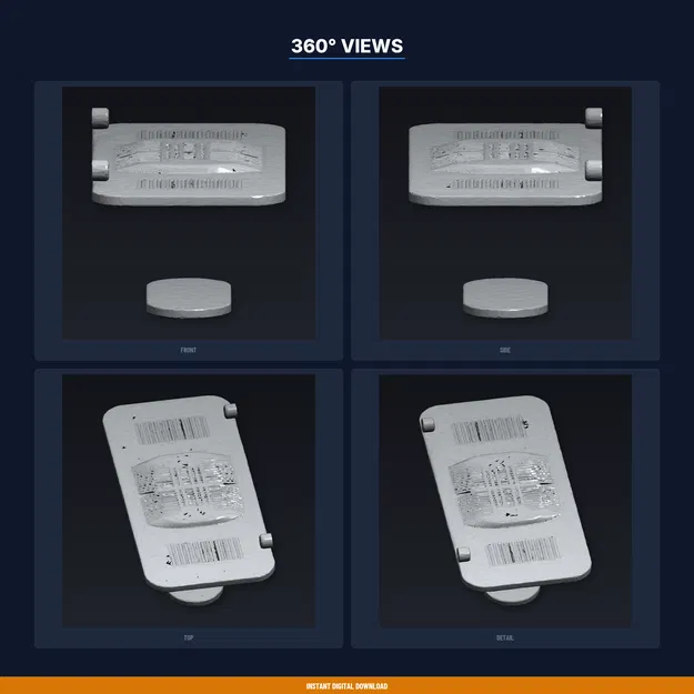 Giá Treo Router Gắn Tường – File STL In 3D - Image 3
