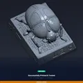 Sacred Scarab Display - File STL in 3D (in được) - Thumbnail 8