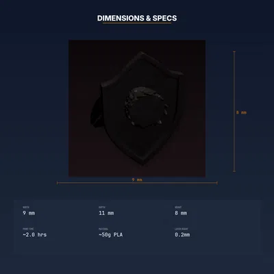 Giá Treo Tường Hộp Sọ Quạ (Raven Skull Wall Mount) - File STL In 3D