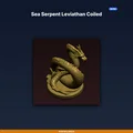 Sea Serpent Leviathan Coiled - File STL 3D Print - Thumbnail 1