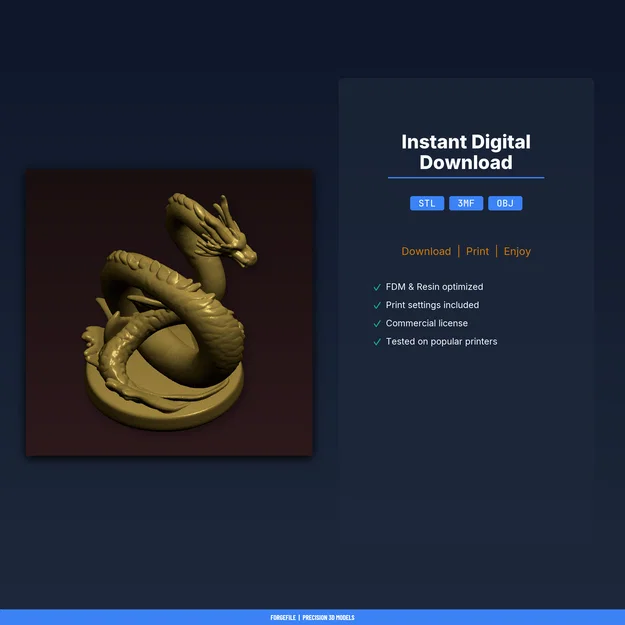 Sea Serpent Leviathan Coiled - File STL 3D Print - Image 2