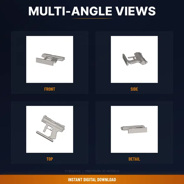 Trưng Bày Súng Năng Lượng Sci‑Fi – File STL 3D Printable - Image 3