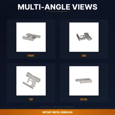 Trưng Bày Súng Năng Lượng Sci‑Fi – File STL 3D Printable