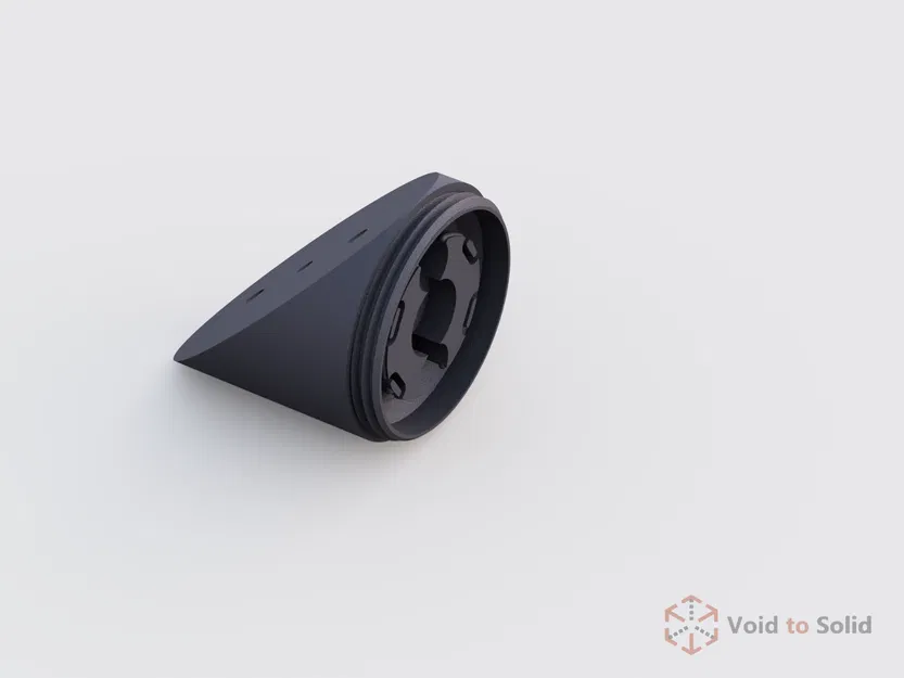 Giá đỡ thanh rèm cho tường/trần dốc 45° (Curtain Rod Bracket Ceiling Mount) - Image 3