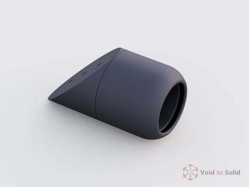 Giá đỡ thanh rèm cho tường/trần dốc 45° (Curtain Rod Bracket Ceiling Mount) - Image 5