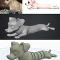 Mô hình Chó Chihuahua 3D Khớp Nối Độc Đáo - Thumbnail 2
