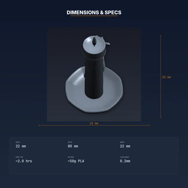 Giá đỡ nến Cá Ngựa (Seahorse Candle Holder) - File STL in 3D - Image 4