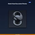 Chậu Sen Đá Đầu Robot - File STL In 3D - Thumbnail 1