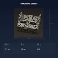 Khay Chèn Khe Ghế Ô Tô, Chống Rơi Đồ, Gắn Giữa Ghế-Console - STL In 3D - Thumbnail 4