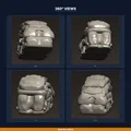 Hang Đá Xếp Tầng Trang Trí Hồ Cá, Nhiều Cửa Ra Vào – File STL In 3D - Thumbnail 3