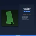 Thước canh khoảng cách gieo hạt (Seed Spacing Template Ruler) - File STL in 3D - Thumbnail 2