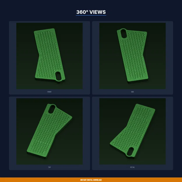 Thước canh khoảng cách gieo hạt (Seed Spacing Template Ruler) - File STL in 3D - Image 3