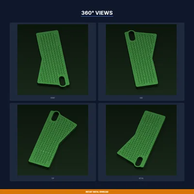 Thước canh khoảng cách gieo hạt (Seed Spacing Template Ruler) - File STL in 3D