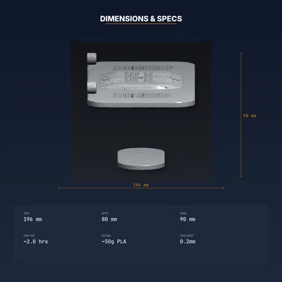 Giá Treo Router Gắn Tường – File STL In 3D