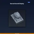 Sacred Scarab Display - File STL in 3D (in được) - Thumbnail 1