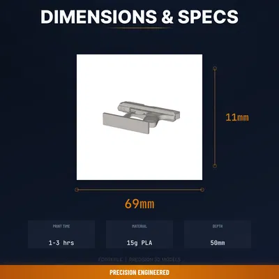 Trưng Bày Súng Năng Lượng Sci‑Fi – File STL 3D Printable