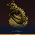Sea Serpent Leviathan Coiled - File STL 3D Print - Thumbnail 8