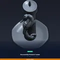 Giá đỡ nến Cá Ngựa (Seahorse Candle Holder) - File STL in 3D - Thumbnail 8