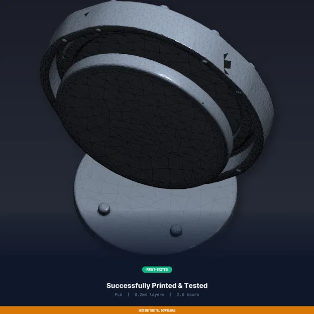 Khung Gương Cửa Sổ Tàu (Ship Porthole Mirror Frame) - File STL In 3D - Image 8