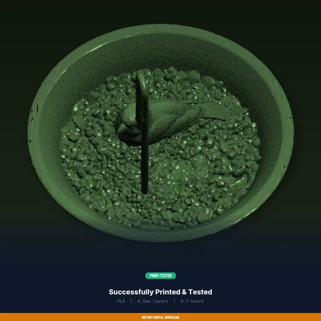 Khay hứng hạt rơi cho máng ăn chim – gắn dưới feeder, giảm lãng phí (STL) - Image 8