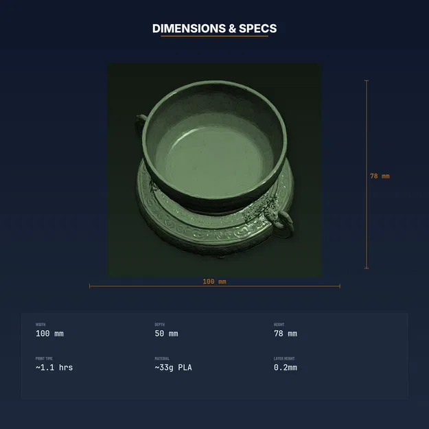 Đế Vòng Đệm Cho Chuông Tây Tạng (Singing Bowl) – STL In 3D Thiền Định - Image 4