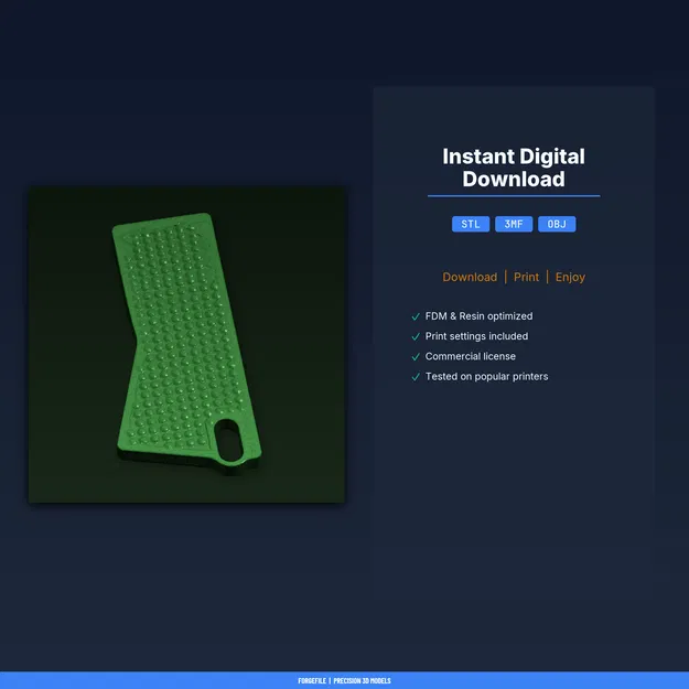 Thước canh khoảng cách gieo hạt (Seed Spacing Template Ruler) - File STL in 3D - Image 2