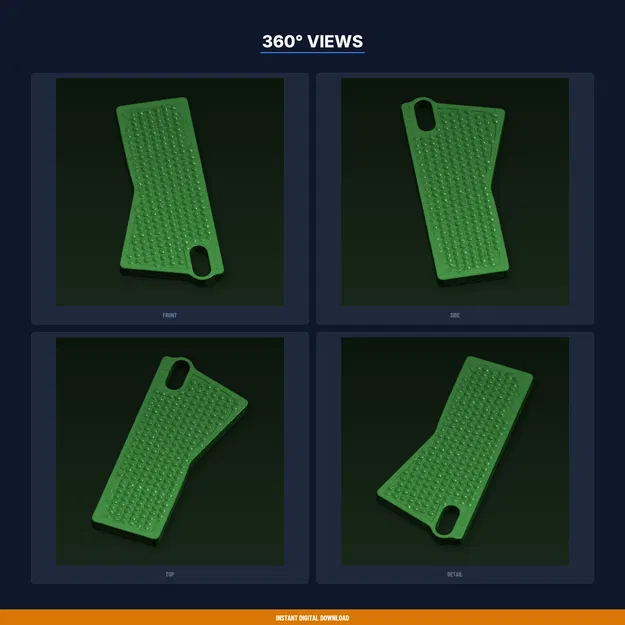 Thước canh khoảng cách gieo hạt (Seed Spacing Template Ruler) - File STL in 3D - Image 3