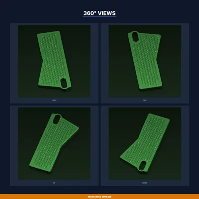 Thước canh khoảng cách gieo hạt (Seed Spacing Template Ruler) - File STL in 3D