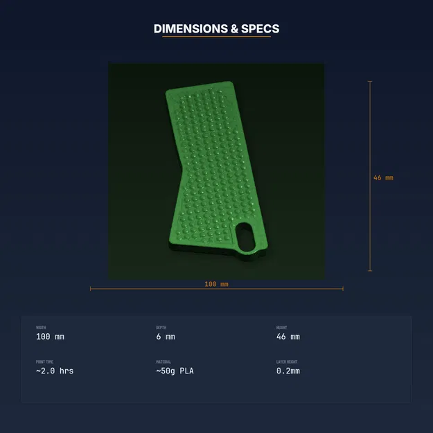 Thước canh khoảng cách gieo hạt (Seed Spacing Template Ruler) - File STL in 3D - Image 4