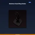 Giá đỡ nhẫn Bàn tay Xương (Skeleton Hand Ring Holder) - File STL in 3D - Thumbnail 1