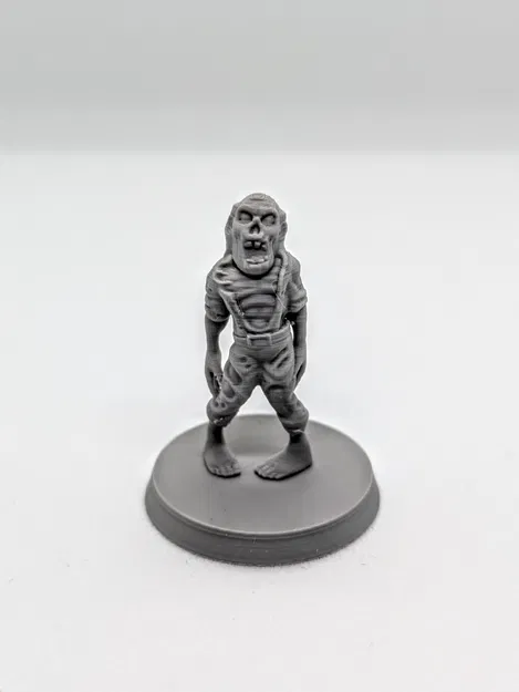 Mô Hình Zombie 2 28mm - In 3D FDM Không Cần Hỗ Trợ - Image 1
