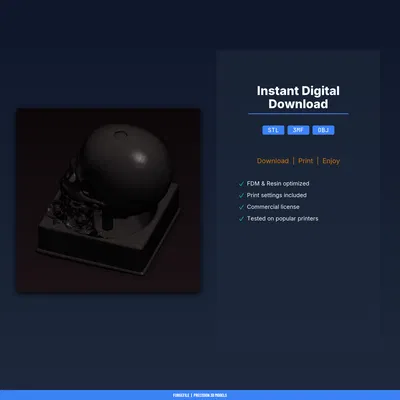 Skull And Roses Incense Burner – File STL 3D Printable