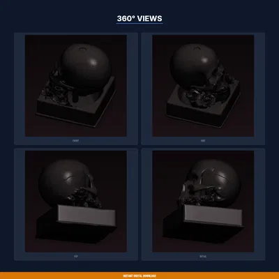 Skull And Roses Incense Burner – File STL 3D Printable