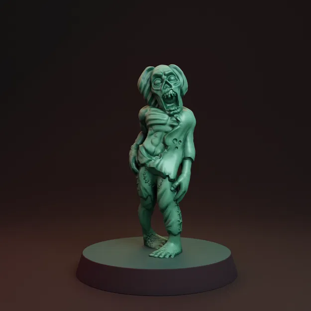 Mô Hình Zombie 1 FDM Supportless 28mm - In Dễ Dàng - Image 2