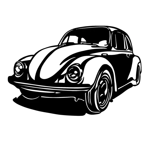 Tranh Trang Trí Tường Xe Volkswagen Beetle - Image 1