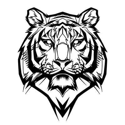 Mô Hình 3D Đầu Hổ "Tiger" - Trang Trí Tường Độc Đáo