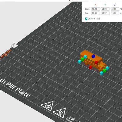 Xe buýt School Bus tỉ lệ N (Cheese Wagon) - Mô hình in 3D