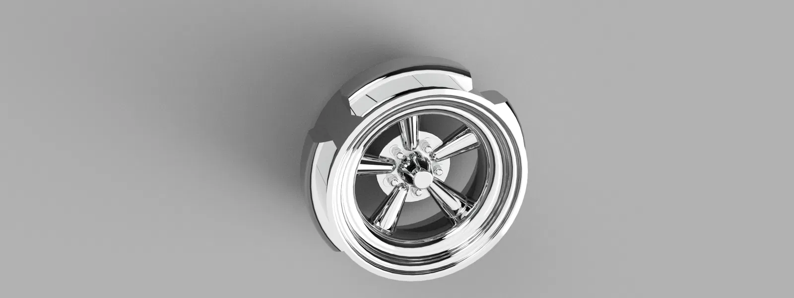 Mâm xe Truespoke Supreme mạ Chrome cho mô hình 1:43 - Image 2