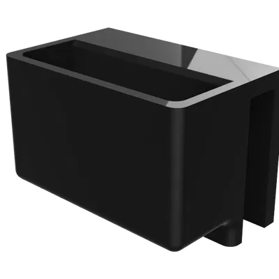 Bộ holder laptop, keyboard & sạc kèm 1 ngăn bin lặt vặt cho cạnh giường