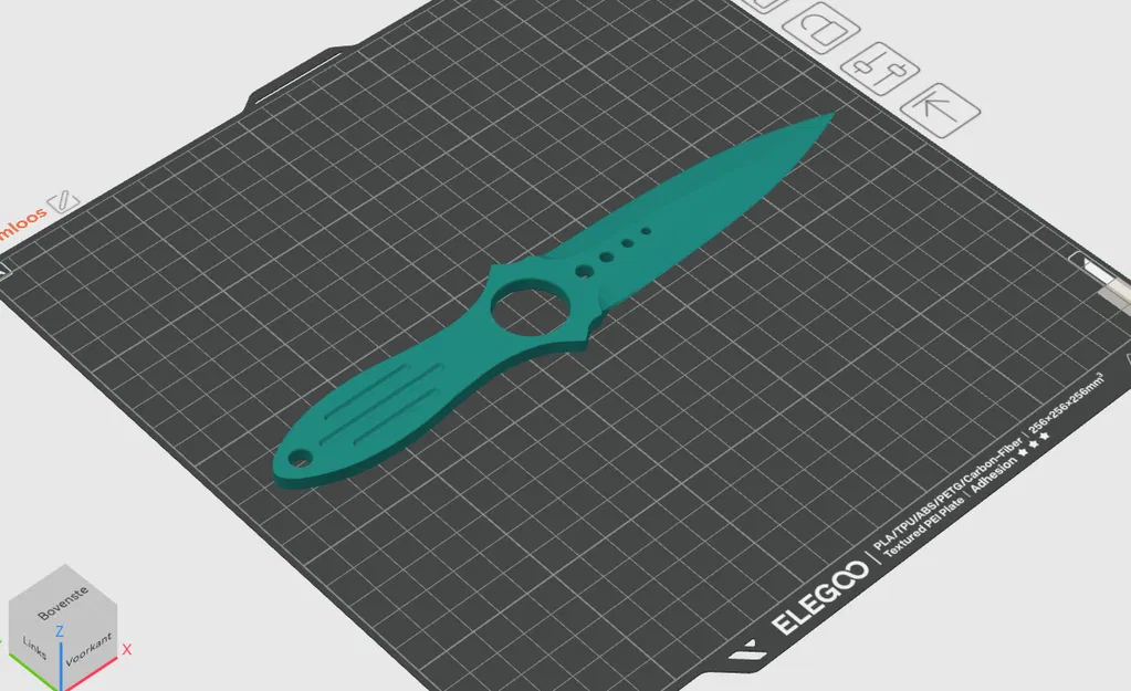 Dao Găm Skeleton Knife CS:GO In 3D - Món Quà Cho Fan Game - Image 1