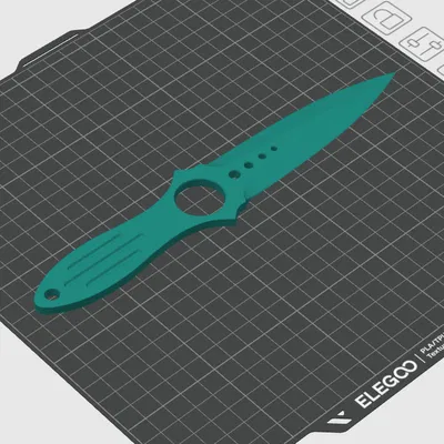 Dao Găm Skeleton Knife CS:GO In 3D - Món Quà Cho Fan Game