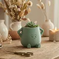 Chậu Cây “Pouty” Mặt Cau Có – Decor Bàn Làm Việc Dễ Thương - Thumbnail 4