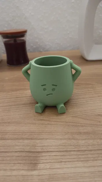 Chậu Cây “Pouty” Mặt Cau Có – Decor Bàn Làm Việc Dễ Thương - Image 6